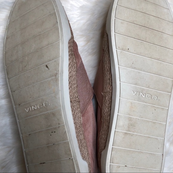 Vince Blush Pink Slip On Sneakers - Picture 3 of 6